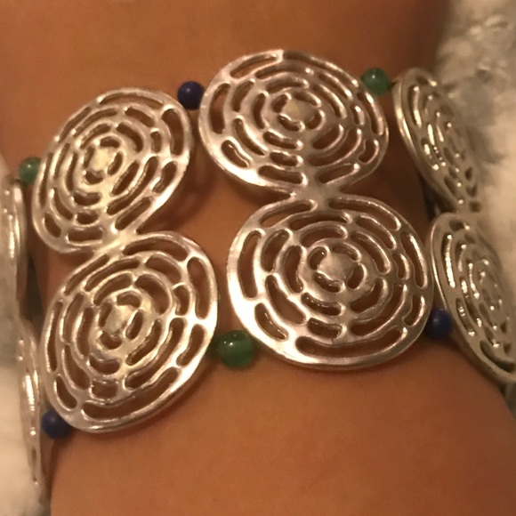 Blue, Teal and Green Jewelry set - Picture 2 of 3